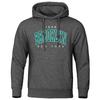 Sudadera con capucha estampada de nueva marca de moda transfronteriza 2024 para hombres y mujeres, sudadera con capucha estampada Brooklyn 1898