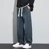 Jeans de alta calle para hombre, nuevos pantalones casuales rectos holgados de moda para hombre para primavera y otoño 2026