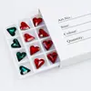 Dongzhou Diamante de Corazón Torcido con Punta Inferior de 16 mm Accesorios para Joyería DIY Diamante de Cristal con Forma Especial Joyería de Diamante Collar Joyería de Diamante al por Mayor