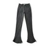 Mostrando perna longa cintura alta jeans ferradura calças femininas 2022 primavera e outono novas calças cinco cores hip micro-lift jeans
