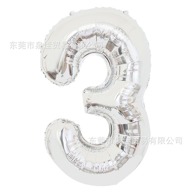 SKU-14-40寸 银色数字 3