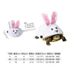 Bestseller transfronterizo: Ropa tejida linda con forma de tortuga y conejo 3D para mascotas, perfecta para pasear y tomar fotos