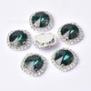 Atacado do Fabricante 10,12,14,16mm Redondo Satélite Strass Borda Diamante Costurado à Mão DIY Acessórios de Cabelo para Cocar Acessórios para Sapatos