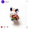 Sanrio Retro Acrílico Dibujos Animados Mercancía Anime Clip de PP Papelería Estudiante Carpeta Portadocumentos Vertical Multifuncional para Exámenes