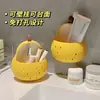 Caja de almacenamiento de pared linda y creativa Luna de Otoño Pera para baño del hogar, no requiere taladro, para organizar artículos diversos