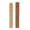 Tubo de bambú simple para cepillo de dientes del fabricante para adultos y niños, tubo para cepillo de dientes para viaje de negocios, almacenamiento portátil de bambú para cepillo de dientes