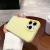 Adecuado para Funda de Teléfono Móvil Iphone16Promax Apple 15 Tacto Piel Macarrón Gelatina Dos en Uno 14 Color Puro Anti-Caída