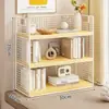 Caixa de armazenamento de livros para mesa, estante de livros para estudantes, prateleira de armazenamento, suporte para livros, organizador de mesa para material de escritório e itens diversos, porta-canetas de grande capacidade