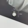 Joias Casuais de Liga de Diamante com Borda Fina, Elegantes, Acessórios Antigos de Coração Quadrado, Acessórios de Cabelo Versáteis, Capa de Celular, Material para Flor de Sapato