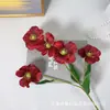 Decoração de Cerimônia de Casamento com Tema Vermelho, Cena de Hotel, Arranjos de Flores, Arranjos de Flores de Teto, Flores Artificiais, Decorações de Casamento