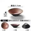Vajilla de Melamina Xiangyuan Bol Grande Tienda de Fideos Patrón de Piedra Escarchada Bol para Fideos Hot Pot Picante Bol para Sopa de Fideos de Arroz Bol Grande para Sopa