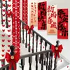 Layout de Quarto de Casamento adequado Personagem Feliz Placa de KT para Homens e Mulheres Cerimônia de Casamento Parede de Fundo de Casa Nova Corrimão de Escada Decorações de Flores