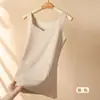 Nueva ropa interior térmica cálida de otoño e invierno para mujer, con un diseño cepillado sin costuras que proporciona un ajuste ceñido, realza y sujeta los senos, y es adecuada para bustos pequeños.