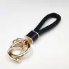 Corrente de Chaveiro Trançada Antiperda da Moda Corrente Personalizada para Chave de Carro Pingente de Chave Fofo Feminino para Bolsa de Mulher