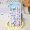 Pegatinas de Durazno Creativas de Dibujos Animados que Brillan en la Oscuridad para Aliviar el Estrés para Cuadernos Infantiles, Lindas Pegatinas de Papelería 3D para Estudiantes de Primaria, Venta al por Mayor