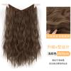Peruca Hua Kou Feminina Cabelo Longo Aplique em V Peça Única Invisível Sem Marcas Extensão de Cabelo Cabelo Cacheado Ondulado de Água Cabelo Artificial