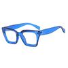 2022 Cross-border Hot-selling Anti-blue Light Thick Edge Flat Mirror Frame European and American Street Photographing ins Square Flat Mirror Multicolor