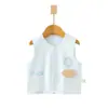 Chaleco para Bebé Chaleco Protector de Vientre Otoño e Invierno Doble Capa Chaleco Infantil Recién Nacido Algodón Puro Top Cálido