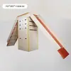 Equipamento de Treinamento de Parkour Infantil Jardim de Infância Estrutura de Parkour de Madeira Conjunto de Escalada Barra Única Conjunto de Nove Peças para Crianças e Adolescentes