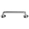 Tirador de puerta de armario de lujo de estilo nórdico, dorado, cromado y plateado, para cocina, cajón, galvanizado, con un solo orificio, pequeño y sencillo.