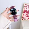 Adecuado para Apple Iwatchs10 Metal Acero Inoxidable S 11m Lanis Color Block Cola Redonda Magnético 9Correa de Reloj Ultra