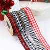 Comércio electrónico transfronteiriço Vento britânico Soulange home textile Plaid Vermelho Branco Preto e Branco Vermelho Preto 2 cor grande fita xadrez