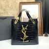 Bolso de Mujer de Gran Capacidad 2026 con Elegante Patrón de Cocodrilo, Bolso de Mano de Lujo Ligero, Bolso de Hombro y Cruzado, Moda para Viajar