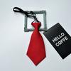 Estilo Coreano Estilo Academia Corbata Negra Corta para Mujer Dulce Fresca JK Estilo Japonés Tendencia Distintiva Camisa sin Corbata Lazo Cuadros Decorativo