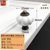 Manija Acrílica de Cristal Transparente de un Agujero Perilla Superior para Tapa de Olla Hecha a Mano Manija de Plástico Diamante para Cajón Puerta de Armario