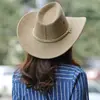 Sombrero de sol para exteriores estilo western a prueba de sol a prueba de sol a prueba de sol sombrero de vaquero para hombres y mujeres sombrero de ala ancha sombrero de ala ancha para pareja sombrero de copa gamuza sombrero de escalada