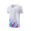 Roupas de badminton adulto, manga curta, competição masculina e feminina, esportes de secagem rápida, impressão infantil, verão, tênis de mesa, manga curta, 6515