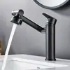 Torneira de Lavatório Toda em Cobre torneira de Lavatório banheiro preto Americano bancada Lavatório torneira rotativa quente e fria
