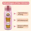105 Nuevas Pegatinas de Graffiti de Rilakkuma y Chica Oso para Decorar Refrigerador Patineta Manualidades Pegatinas Personalizadas Fabricante Venta al por Mayor