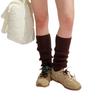 Itens em Liquidação, Sem Reposição: Punhos de Meia Tricotados para Outono e Inverno, Meias Enrugadas que Realçam o Formato das Pernas, Tendência Coreana Estilo Hyuna, Meias Femininas Exquisitas