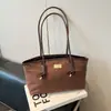 Bolso de Hombro Texturizado Nuevo Otoño 2025 Moda para Mujer Bolso de Axila para Mujer Casual Color Sólido Gran Capacidad Bolso para Mujer de Moda