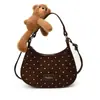 Bolsa de Bolinhas Estilo Coreano Bolsa Transversal Feminina 2026 Nova Mini Moda para Trabalho Estudante Casual Bolsa de Ombro