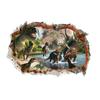 Paisaje Agujero FanXi Dinosaurio Jurásico Calcomanía de Pared DIY PVC Removible Decoración de Pared de Fondo FX82017