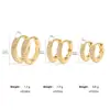 Rakol Pendientes Nuevos Europeos y Americanos Círculo Grande Circonita Microincrustada Pendientes Elegantes Simples y Versátiles Pendientes de Gama Alta