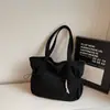 Bolso Tote Nuevo Otoño 2026 Gran Capacidad Color Sólido Pana Bolso de Hombro Único Casual Alta Apariencia Bolso de Mano para Viajes