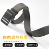 Nuevo Cinturón Táctico para Hombre, Cinturón de Lona de Nylon para Expansión al Aire Libre para Estudiantes, Cinturón de Cintura con Hebilla de Aleación, Cinturón de Entrenamiento Militar