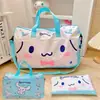 Nueva Bolsa de Viaje Plegable con Corazón de Dibujos Animados y Melodía, Bolsa Portátil para Equipaje de Viaje, Bolsa para Empacar Ropa