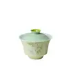 Venta de Liquidación de Teteras Gaiwan Pintadas a Mano en Tonos Rosa Pastel, Tazas de Té y Tazas de Té Hechas a Mano para Juegos de Té Kung Fu