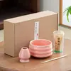 Juego de Batidor de Matcha Hecho a Mano Estilo Dinastías Tang y Song, Soporte para Batidor de Té, Juego de Batidor de Té de 100 Púas, Utensilios para Ceremonia del Té Estilo Song