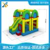 Parede de Escalada Inflável Infantil, Castelo Inflável ao Ar Livre, Equipamento de Entretenimento para Playground Grande, Labirinto Parede de Escalada Cama de Salto