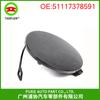 Cubierta de remolque para parachoques delantero de coche negra redonda cubierta de gancho de remolque adecuada para BMW X5F15 51117378591