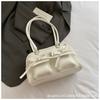 Bolsa de Ombro Única de Designer para o Dia a Dia com Laço, Pequena Bolsa de Ombro para Mulheres, Bolsa de Ombro Moderna e Estilosa, Bolsa Boston Fashion