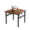 Mesa Plegable, Mesa Cuadrada para Comedor, Mesa Plegable para Puesto, Mesa Cuadrada Pequeña para Restaurante de Mercado Nocturno, Mesa Cuadrada Pequeña para Casa de Alquiler
