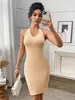 Vestido Moldeador de Color Sólido Transfronterizo, Vestido Casual de una Pieza, Sin Tirantes para Mujer, Moldea la Cintura, Aplana el Vientre, Levanta los Glúteos