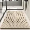 Alfombrilla de Piso para Baño, Alfombrilla Impermeable Antideslizante para Baño, Alfombrilla Anticaídas para Inodoro y Tina, Alfombrilla para Pies de Ducha de Hotel
