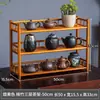 Estante de Almacenamiento para Juego de Té de 5 Piezas, Estante de Exhibición de Escritorio, Mesa de Té Pequeña, Gabinete de Té, Mesa de Té, Estante de Té, Portahojas de Té y Tazas de Té